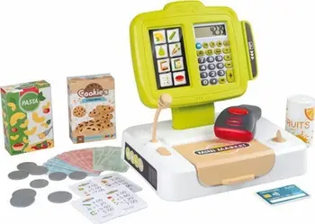 Kasa lodër Smoby Electronic Shop Cash Register, me skaner, elektronike, shumëngjyrëshe