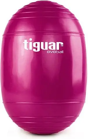 Top ushtrimesh Tiguar Ovoball, 25 cm, eliptik, lejla
