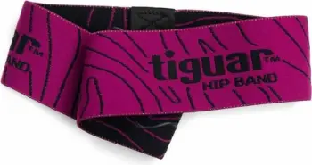 Shirit rezistence Tiguar Hip Bands L TI-HB0001, 12 kg, najlon dhe gomë, ngjyrë plum