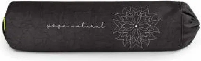 Rrul yoga Tiguar Bolster Roller, mbushje me hikërror, pambuk organik, gri grafit - 1