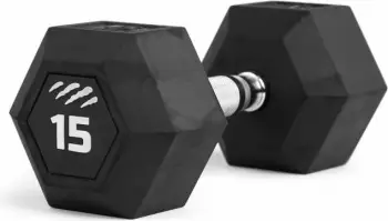 Hantel Tiguar HEX, 15 kg, i zi