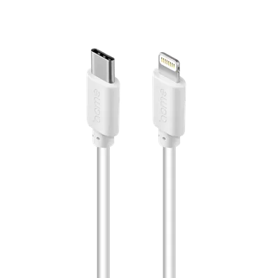 Kabllo Acme CB1061W USB-C në Lightning, 1m, e bardhë - 1