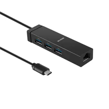 Kabllo Acme HUB HB540 USB 3.0,4 porte, RJ45, USB type-C