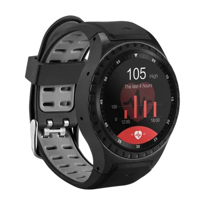 Orë e mençur Acme SW302,GPS,IPS, e zezë/hirtë - 1
