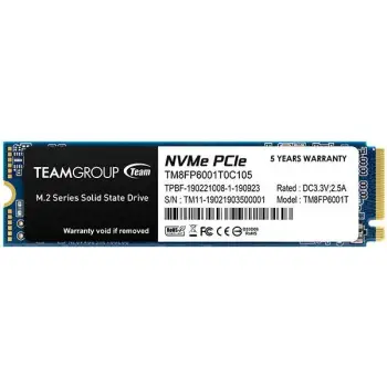 Disk SSD TeamGroup MP33, 1TB, M.2 2280 PCI-E x4 Gen3 NVMe