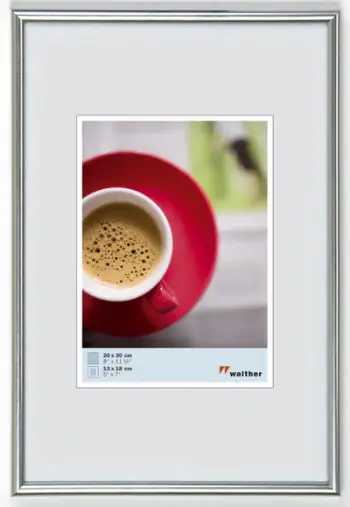 Kornizë fotografie Walther Gallery (KS030H), 20x30cm, e argjendtë