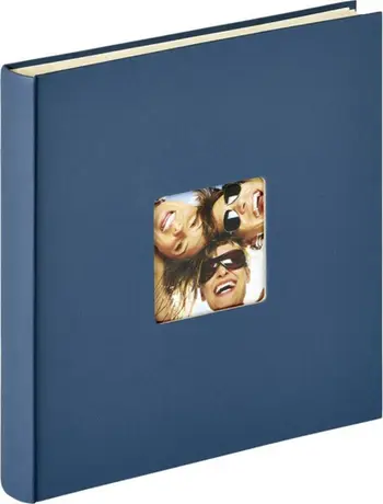 Album fotografik Walther Fun SK-110-L, 33 x 33.5 cm, blu
