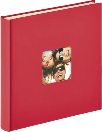 Album fotografish Walther Fun SK-110-R, 33 x 33.5 cm, i kuq
