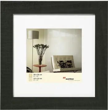 Kornizë për fotografi Walther Home, 20x20, e zezë
