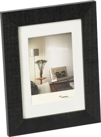 Kornizë për fotografi Walther, 10-15 cm, e zezë