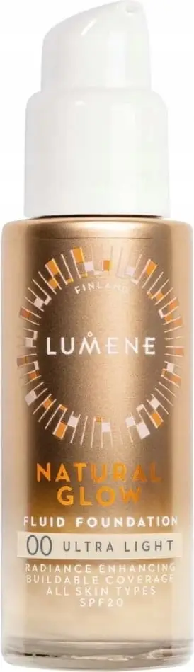 Fondatinë për femra Lumene Natural Glow Fluid Foundation SPF20 00 Ultra Light, 30ml