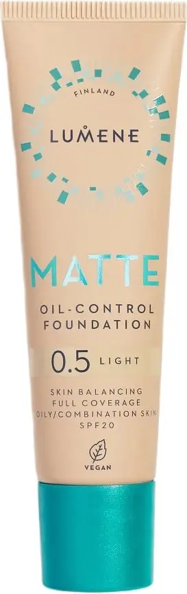 Fondatinë për femra Lumene Matte Oil-Control Foundation SPF20 0.5 Light, 30ml