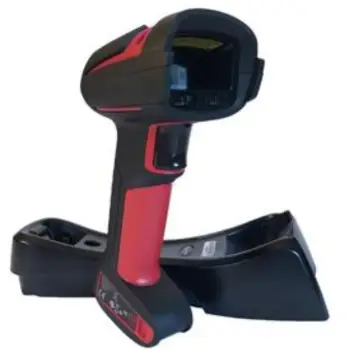 Skaner barkodesh, Honeywell, 1991ISR-3USB-5-R, pa tela USB me bazë karikimi, e kuqe
