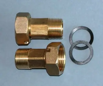 Çelës për matës uji Bmeters DN15, 1/2", komplet 2 copë, bronz