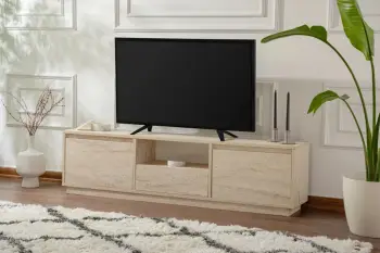 Komodë TV Nordure, Vanguard, ngjyrë travertine