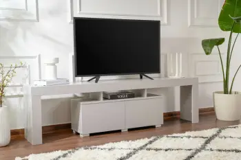 Komodë TV Nordure, Enclave, ngjyrë gri