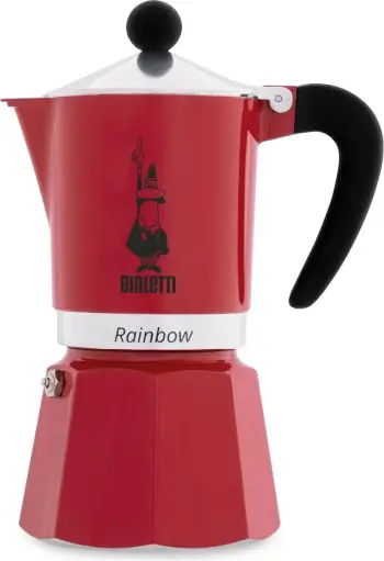 Ibrik kafeje Bialetti Rainbow, 3 filxhanë, i kuq