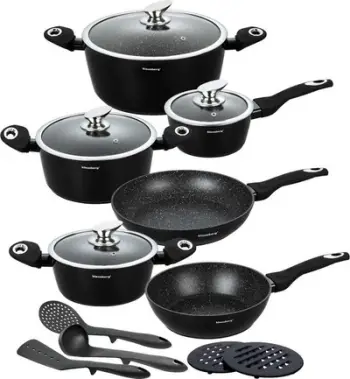 Set tenxheresh Klausberg, 15 copë, të zeza