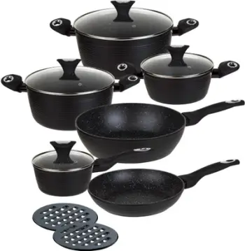 Set tenxheresh Klausberg KB-7244, të zeza, 12 copë