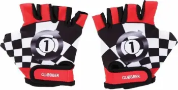 Doreza për fëmijë Globber 528-100 XS 2+, lycra velvet, moshat 2+, të kuqe të zeza