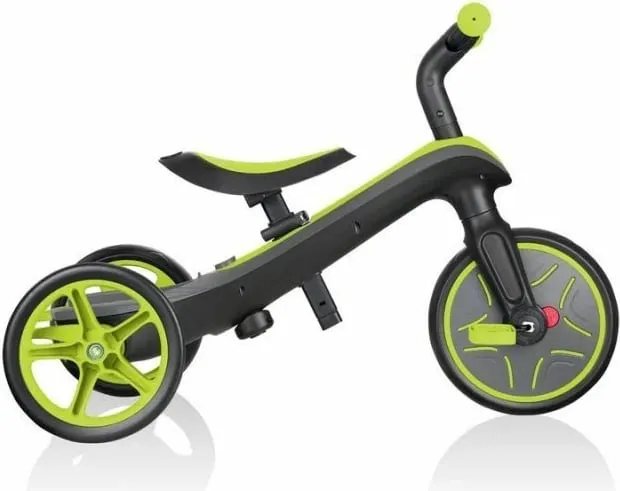 Biçikletë për fëmijë Globber Explorer Trike 4in1, e zezë dhe e verdhë - 12