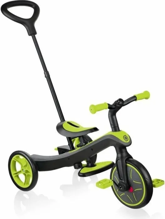 Biçikletë për fëmijë Globber Explorer Trike 4in1, e zezë dhe e verdhë - 5