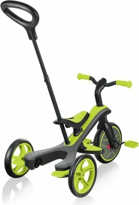 Biçikletë për fëmijë Globber Explorer Trike 4in1, e zezë dhe e verdhë - 7