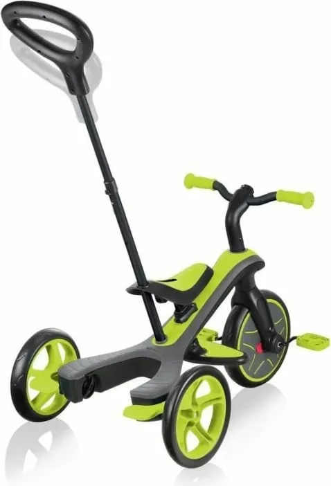 Biçikletë për fëmijë Globber Explorer Trike 4in1, e zezë dhe e verdhë - 8