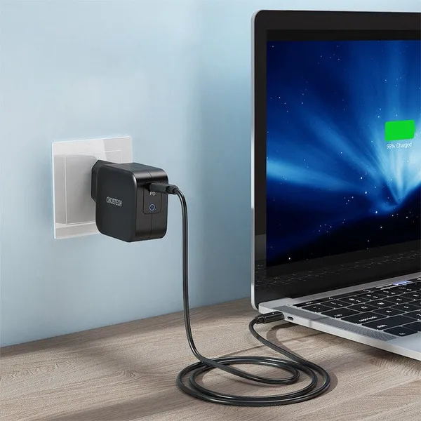 Karikues Choetech Q60062 GaN, USB-C, PD, 61W, i zi - 8