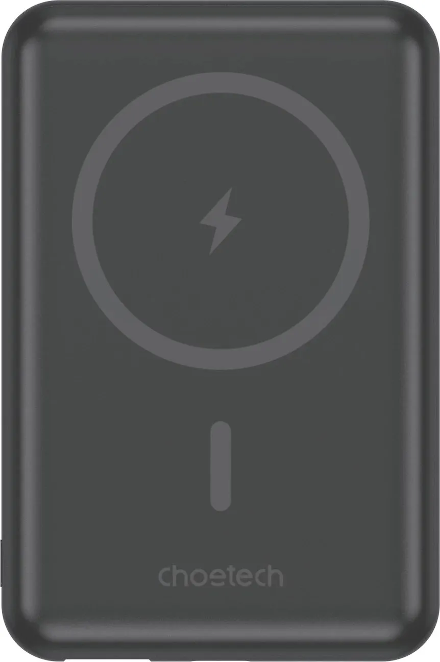 Powerbank Choetech B662, 5000mAh, MagSafe wireless, USB-C/USB-A, e zezë - 1