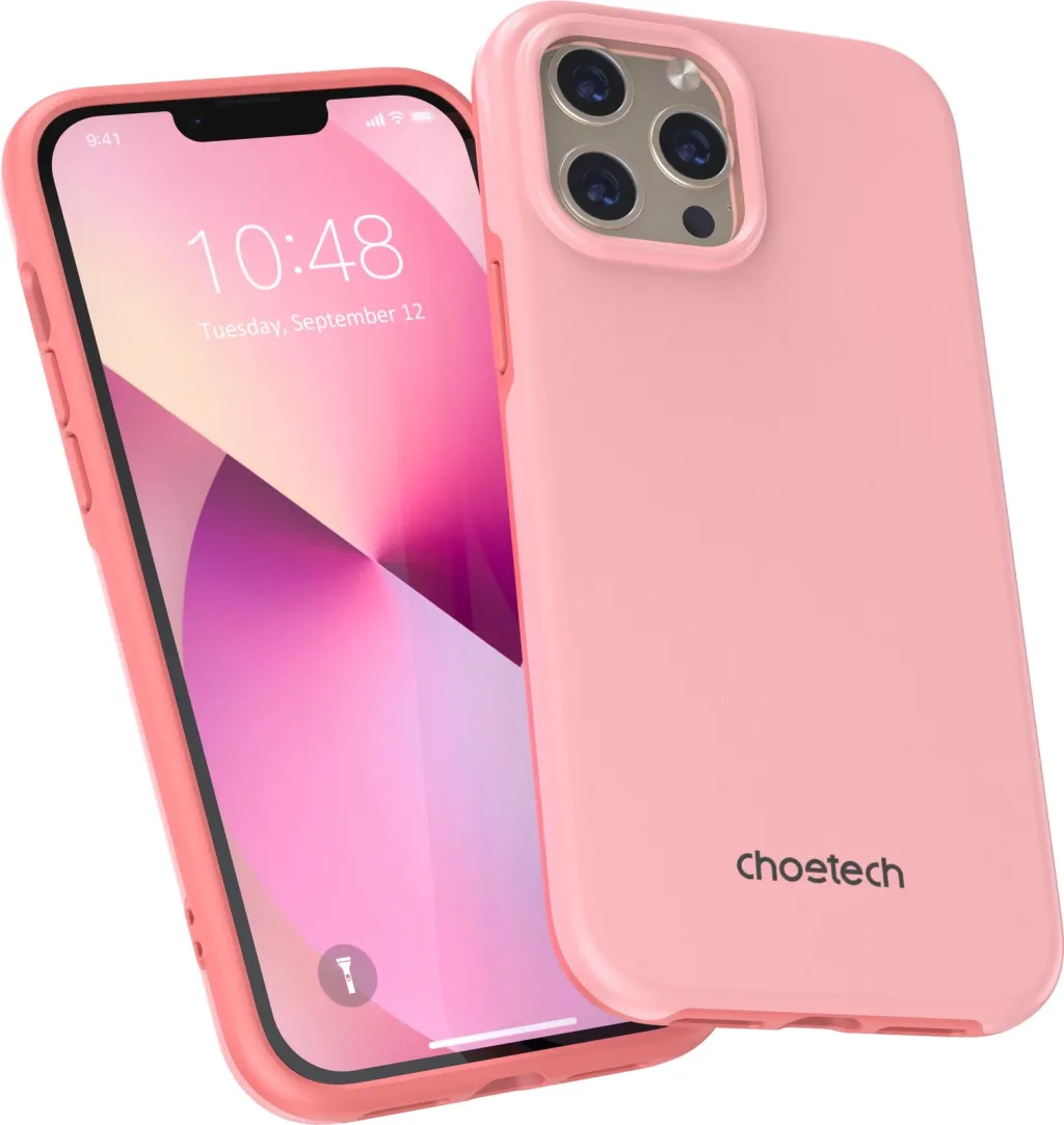 Mbulesë telefoni Choetech MFM PC0114, për iPhone 13 Pro Max, anti-rënie, rozë - 1