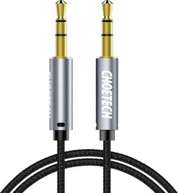 Kabllo audio Choetech AUX002, mini jack 3.5mm (mashkull-mashkull), 1.2m, e zezë