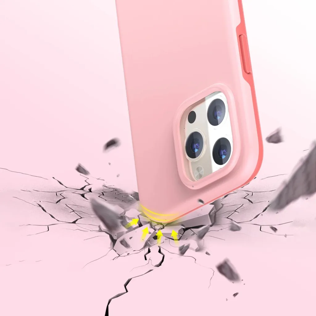 Këllëf telefoni Choetech PC0113 MFM Anti-drop për iPhone 13 Pro, MagSafe, rozë - 5