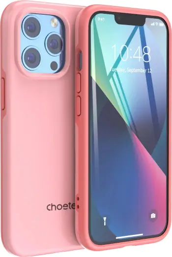 Këllëf telefoni Choetech PC0113 MFM Anti-drop për iPhone 13 Pro, MagSafe, rozë