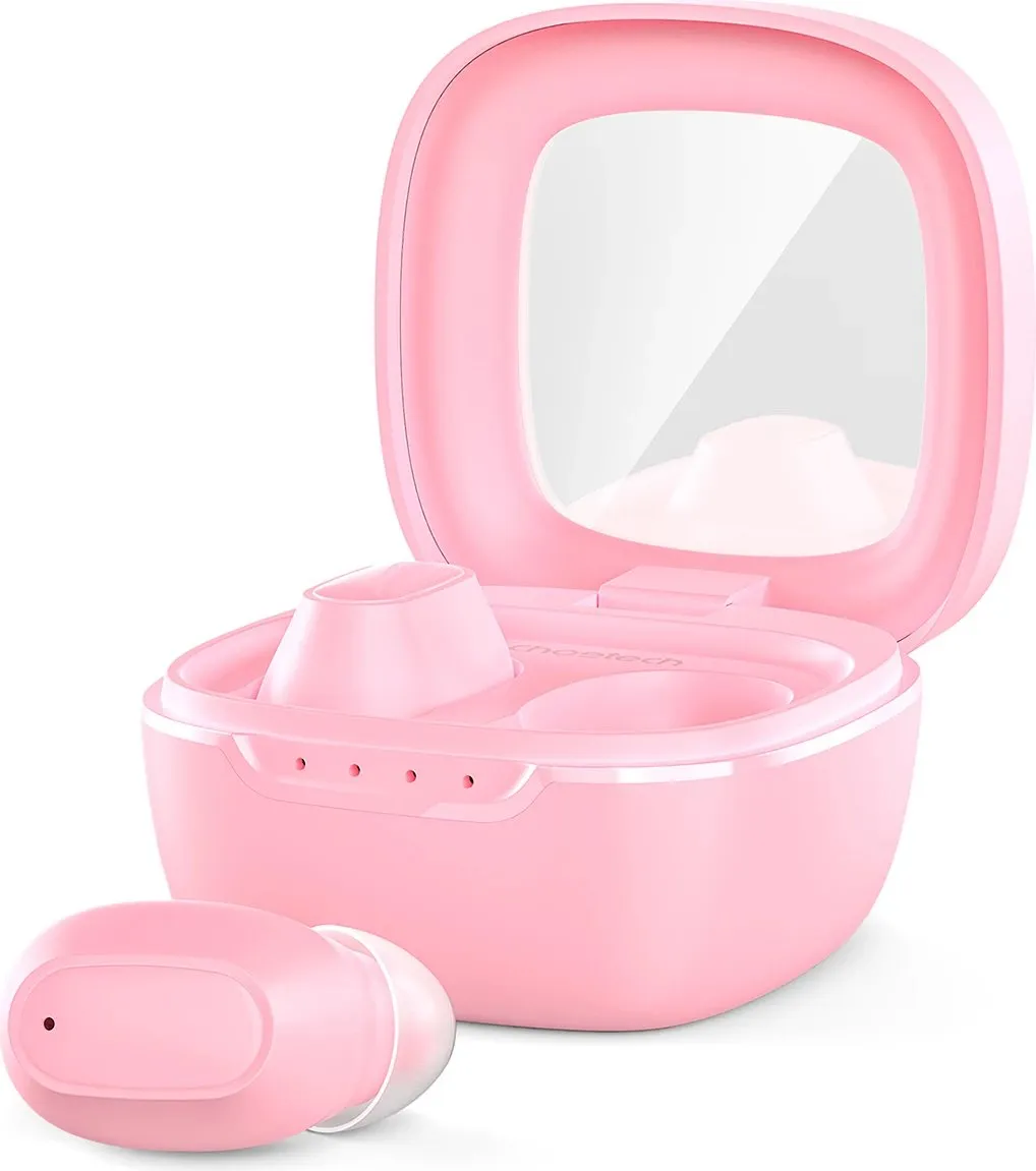 Kufje wireless Choetech MEMS TWS, Bluetooth 5.3, roze - 1