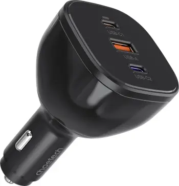 Karikues makine Choetech 160W PD 3.1, 2x USB C, USB A, i zi