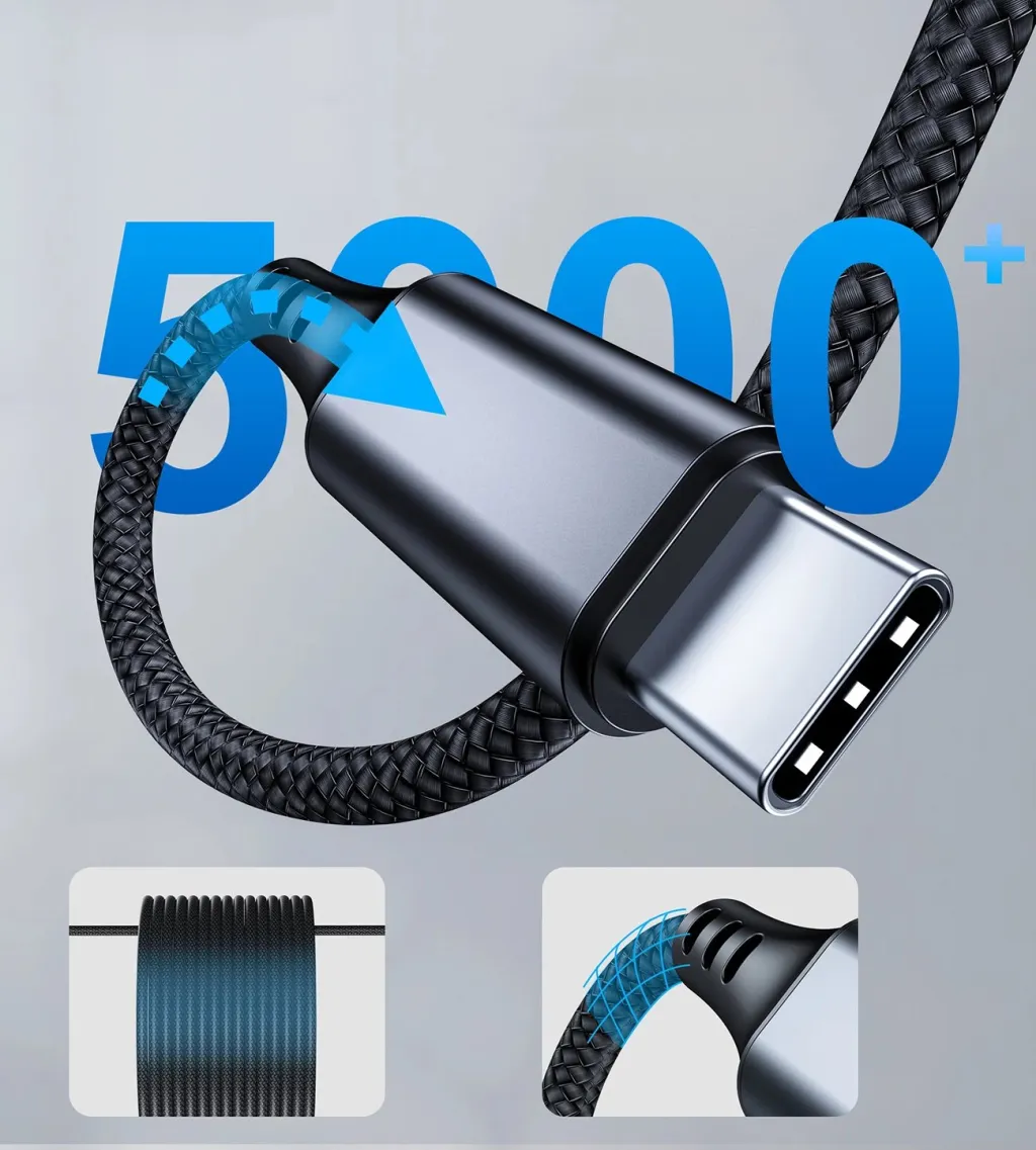 Kabllo audio Choetech AUX006, USB-C në mini jack 3.5mm, 1m, e zezë - 4