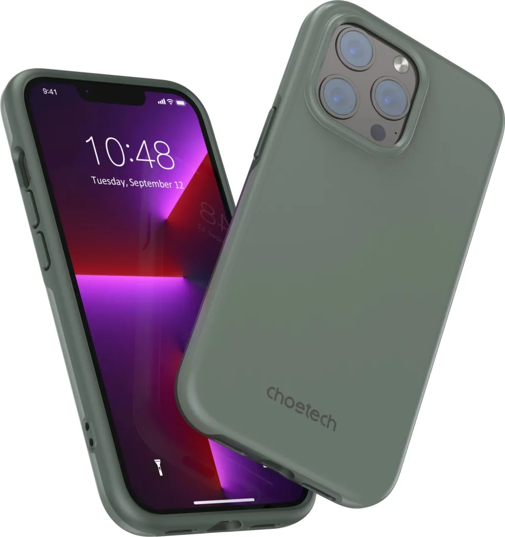 Kapak telefoni Choetech PC0113 MFM Anti-drop, për iPhone 13 Pro, MagSafe, jeshil - 9