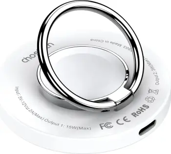 Karikues induktiv MagSafe Choetech T603-F me mbajtëse, i bardhë