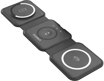 Karikues wireless 3-në-1 Choetech T588-F, 15W, i bardhë