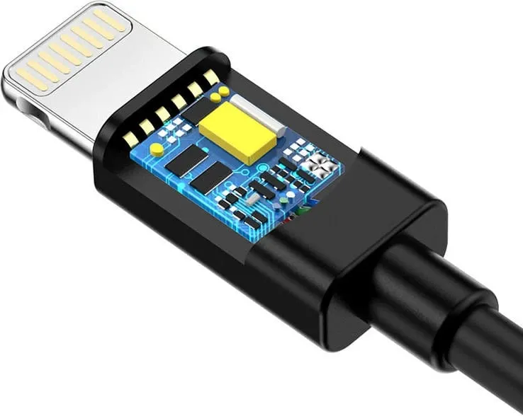 Kabllo USB në Lightning Choetech IP0026, 1.2m, e zezë - 2