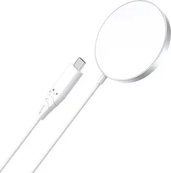 Karikues wireless magnetik Choetech T518, 15W, i bardhë