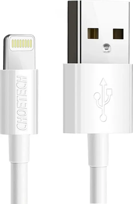 Kabllo USB në Lightning Choetech IP0026, 1.2m, e bardhë - 4