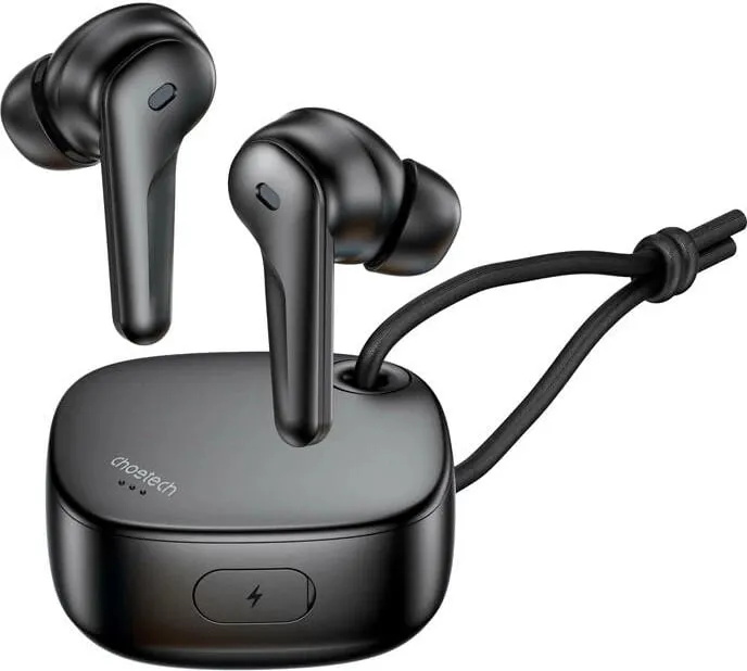 Kufje TWS Choetech BH-T17 me ANC+ENC, Wireless, të zeza - 1