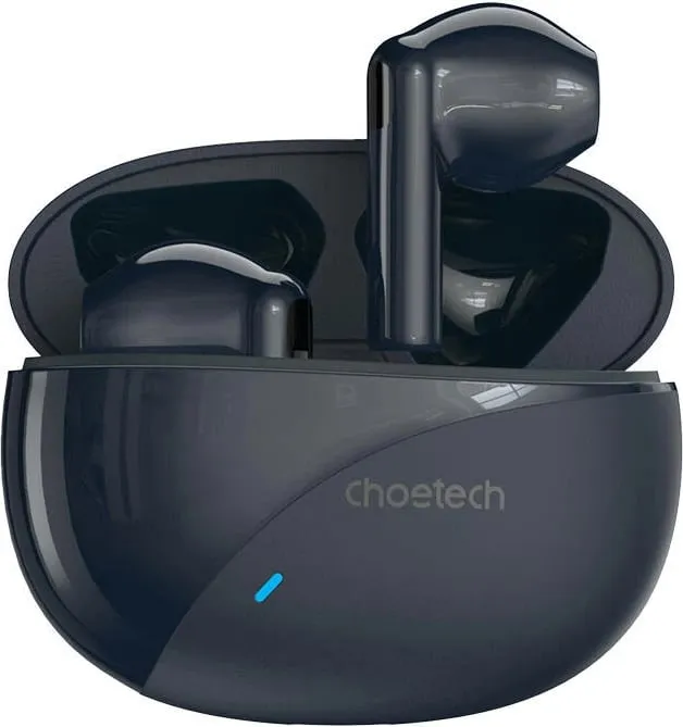 Kufje TWS Choetech BH-T24, Bluetooth 5.3, me mikrofon, Blu e errët - 2