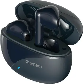 Kufje TWS Choetech BH-T24, Bluetooth 5.3, me mikrofon, Blu e errët