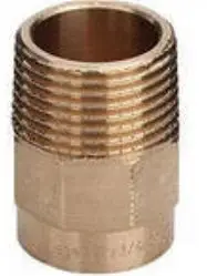 Gyp reduktues për instalim Viega 102234, 15mm x 3/4", bronz