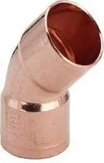 Lidhës gypash Viega Copper elbow 45°, 15mm, 1 copë