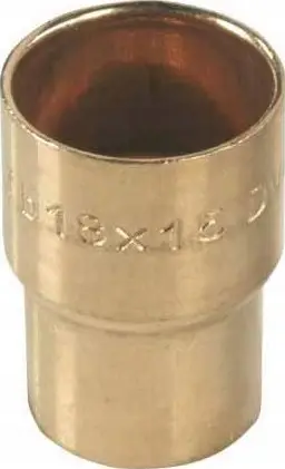 Bashkues reduktues bakri Viega 5240, 42mm në 35mm, ngjyrë bakri