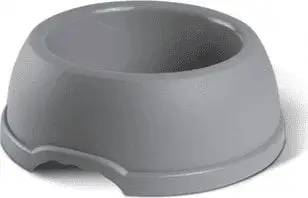 Ena plastike për qen Barry King M, 0.6L, diametër 19cm, gri